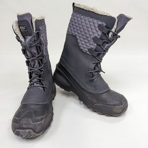 The North Face Purple and Black Tall Winter Boots size 7
